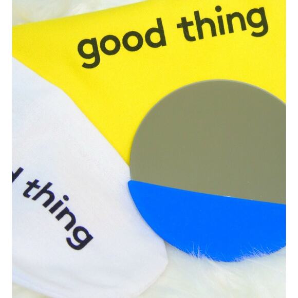 NEW Good Things MIRROR 3" Round Stainless Steel & Silicone Stocking Stuffer NIB - Picture 3 of 6